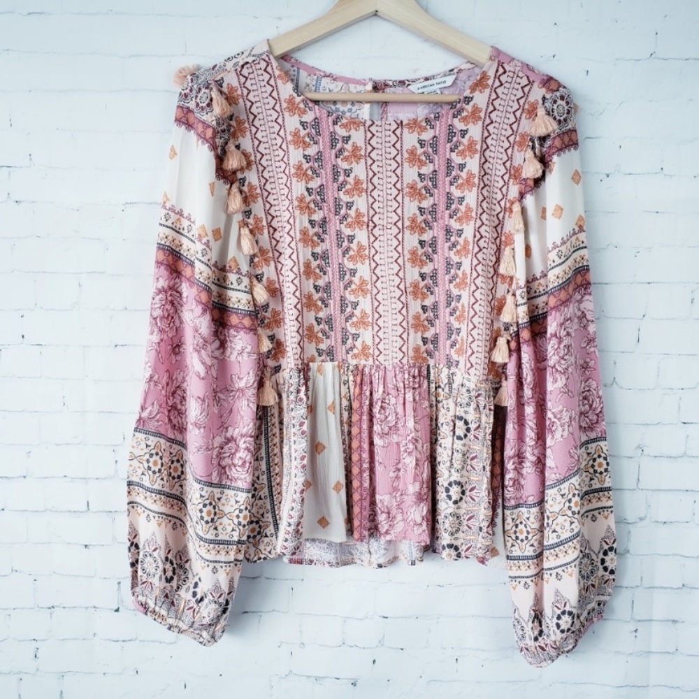 American eagle boho top